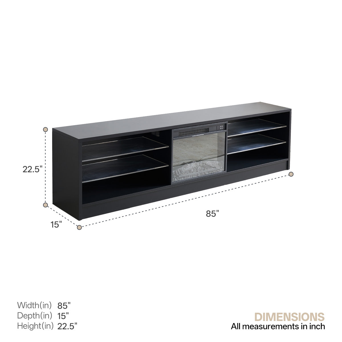 Fully Assembled TV cabinet-B1