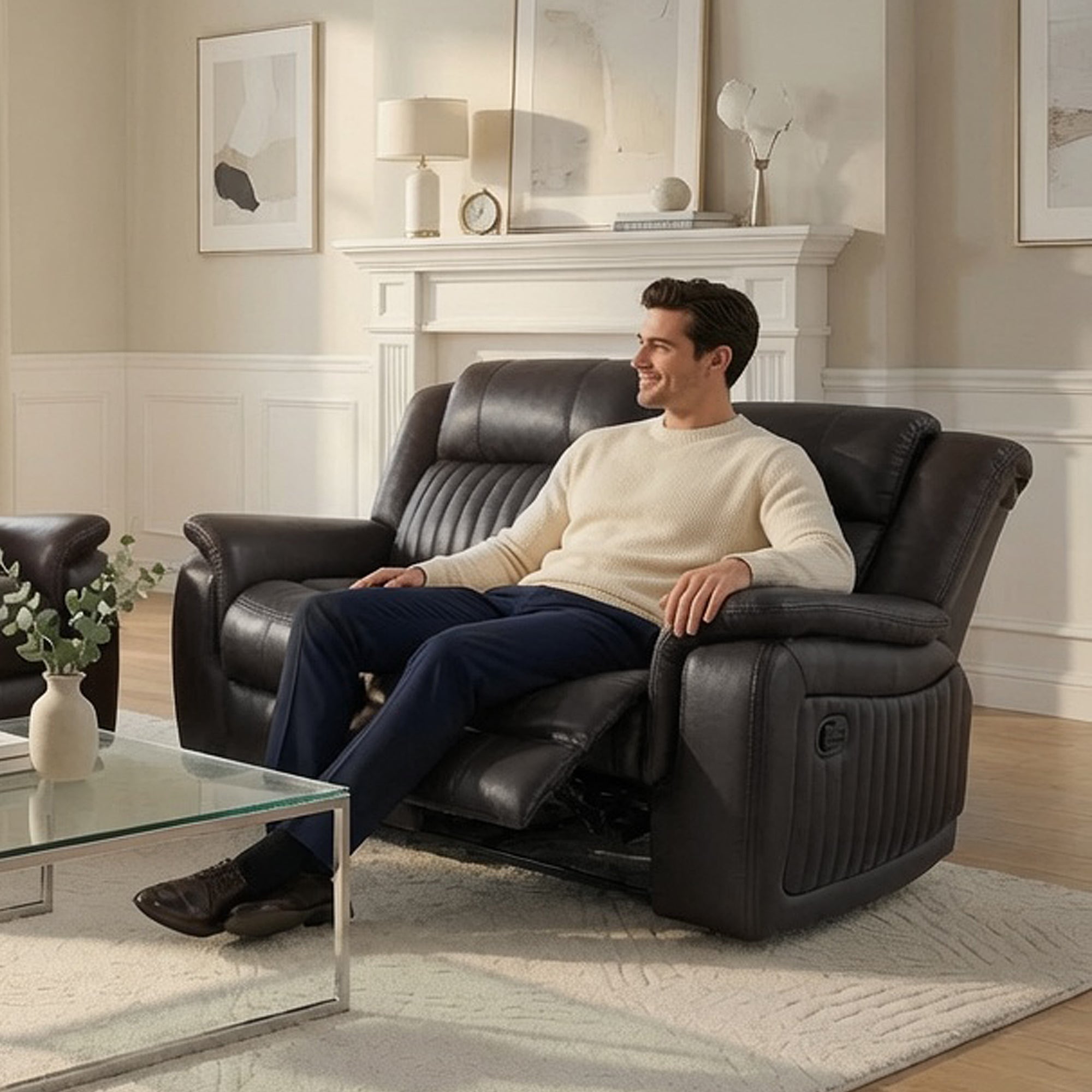 MANUAL  RECLINER LOVESEAT