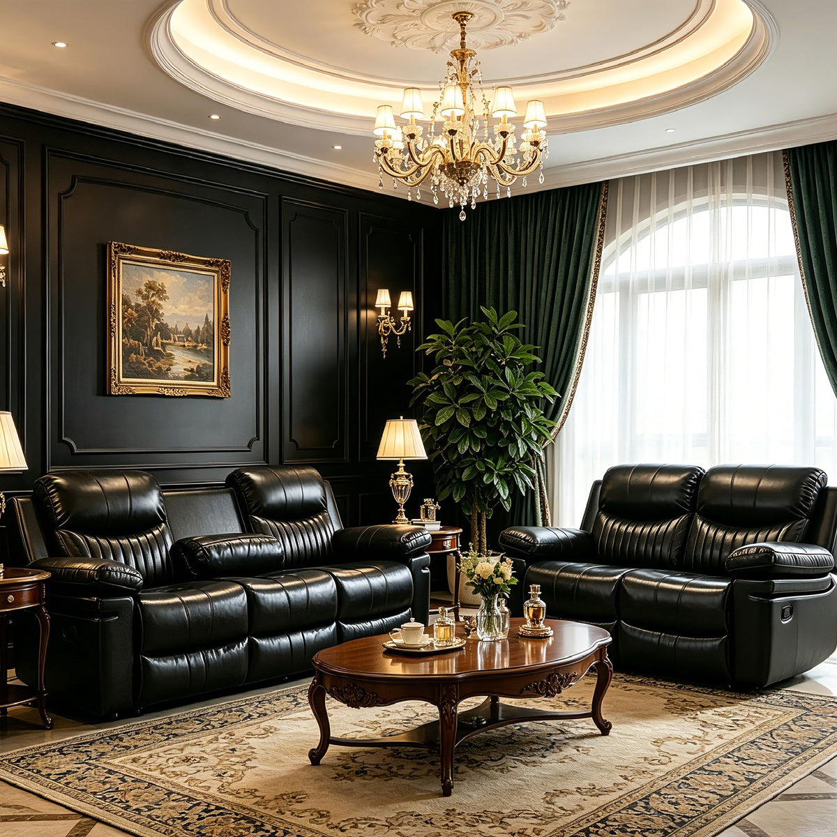 MANUAL RECLINER SOFA SET