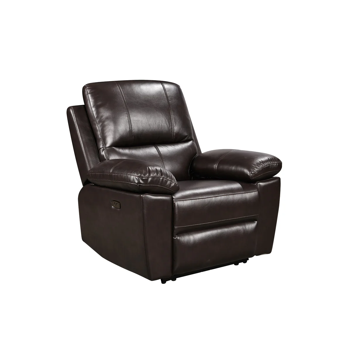Power Reclining Sofa Set, Electric Recliner & 1-Seater Couch for Living Room