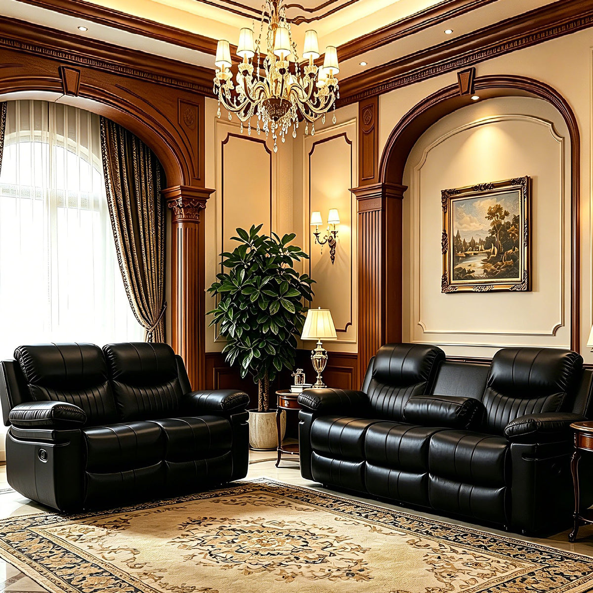 MANUAL RECLINER SOFA SET