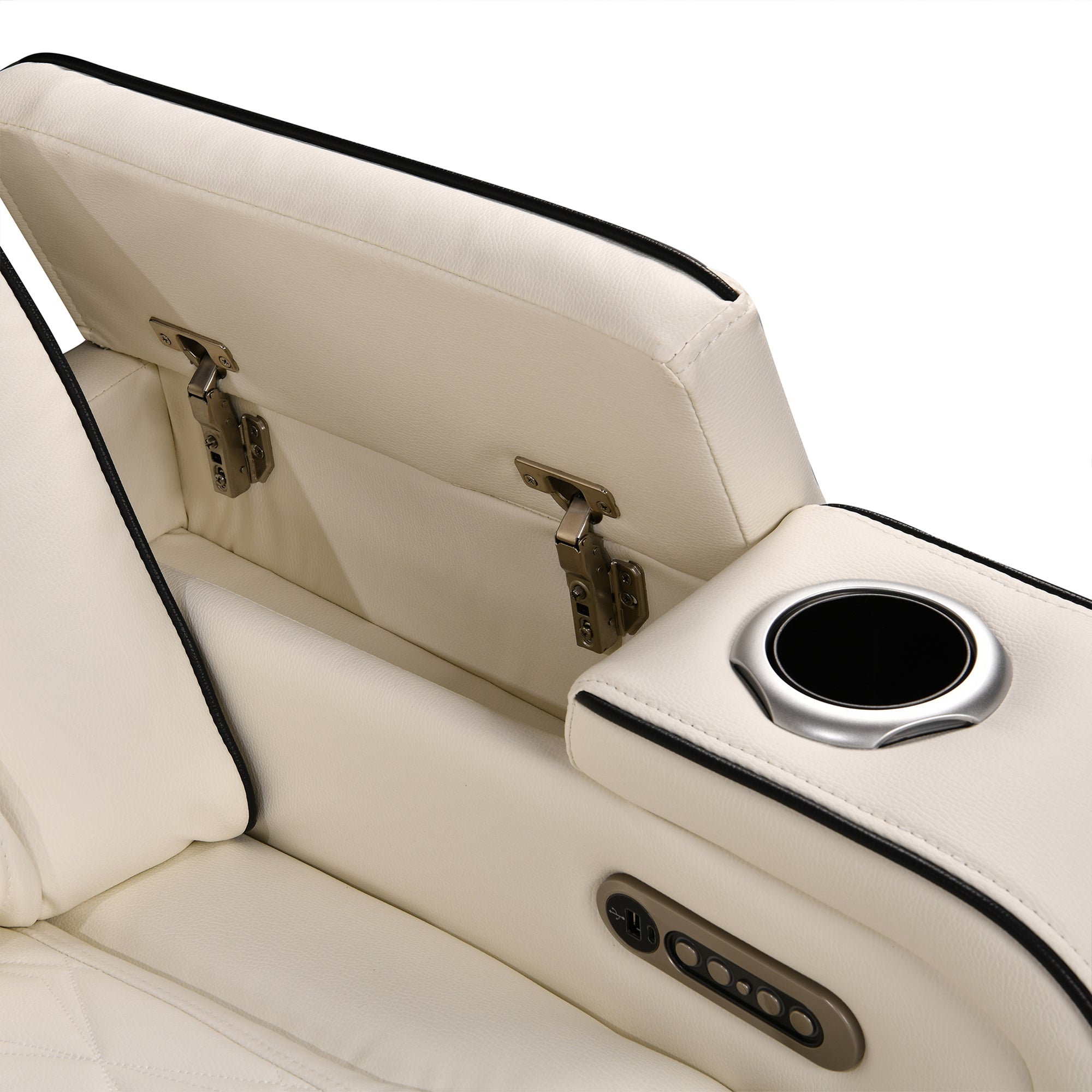 Power Recliner Sectional MC2953 White
