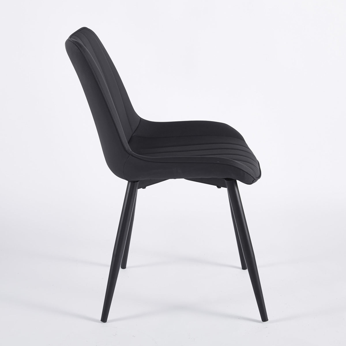 Modern Leather Dining Chairs with Metal Legs 4pCS/CTN