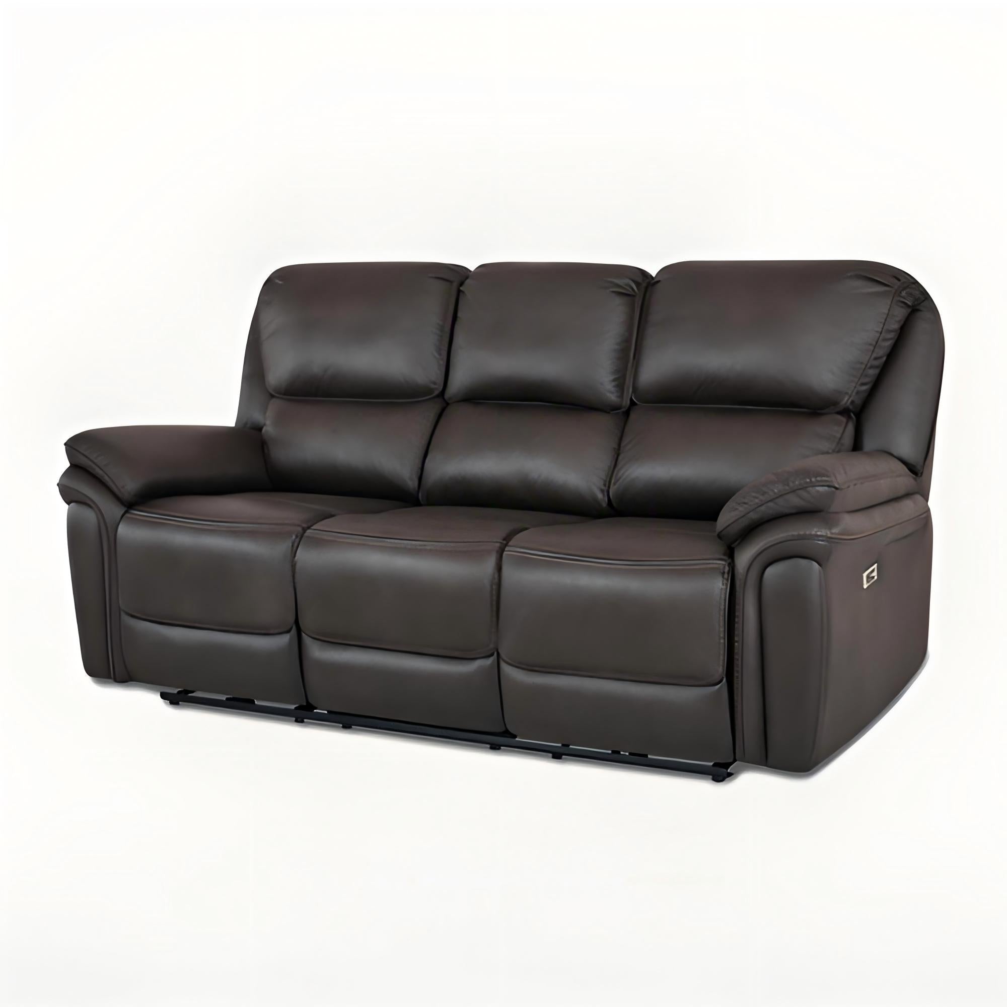 Melt Padded Backrest Faux Leather Recliner 3PP