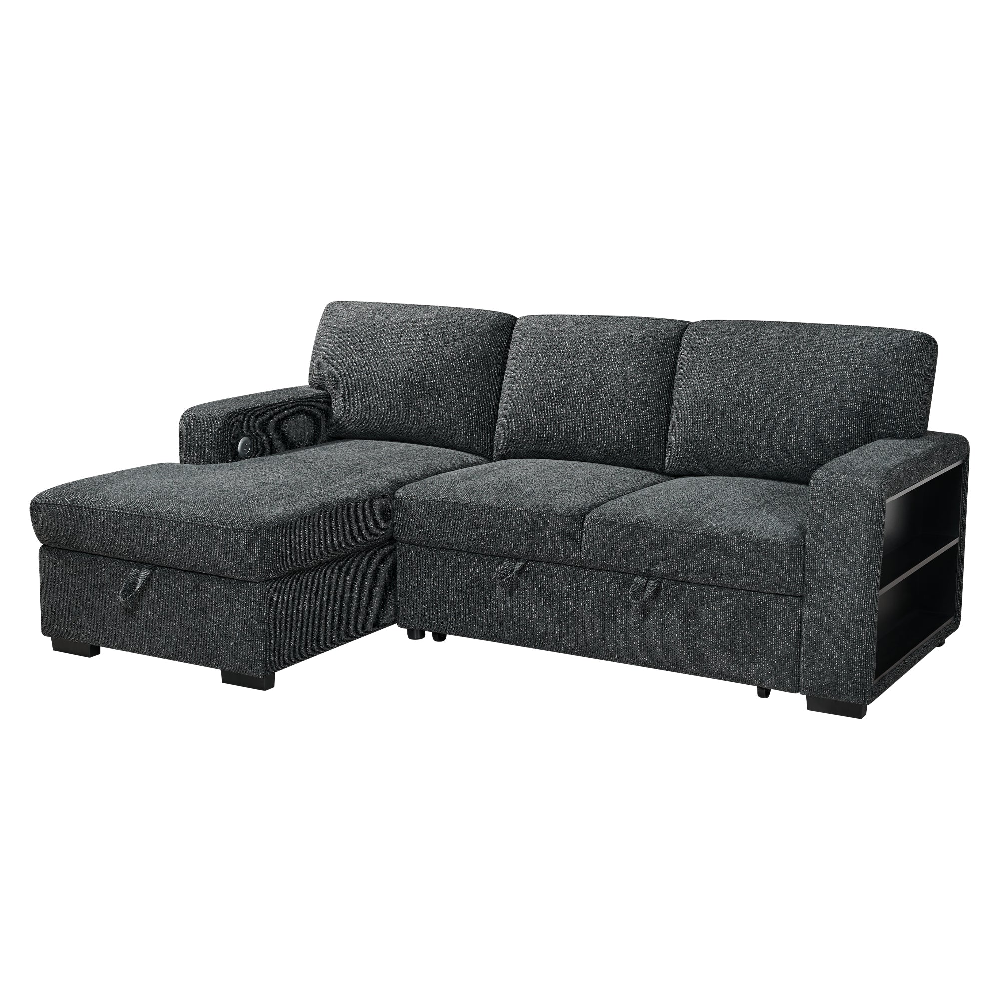 Multi- functional sofa sleeper-L3550-Black