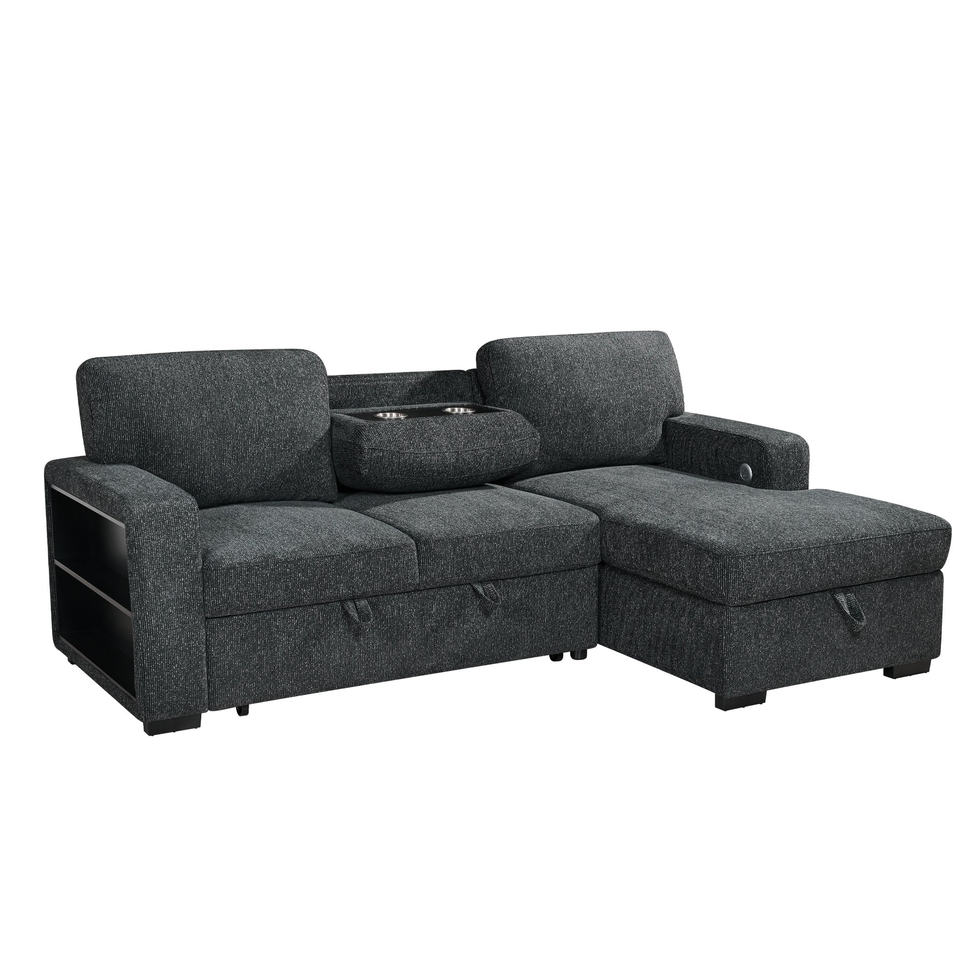Multi- functional sofa sleeper-R3550-Black