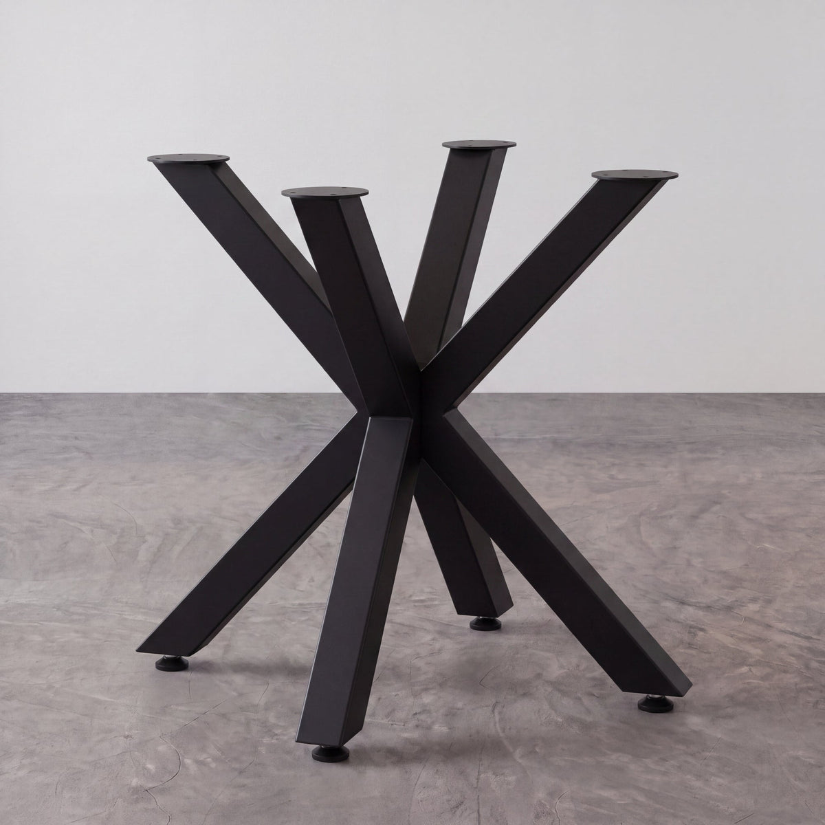 Black Carbon Steel X-Shape Side Table Base（1pcs/CTN）