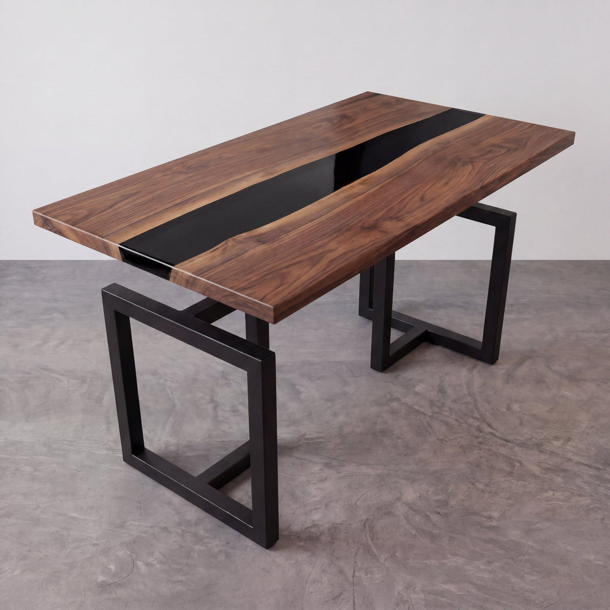Black T-Shape Carbon Steel Table Leg Frame-MTC0190（2pcs/CTN）