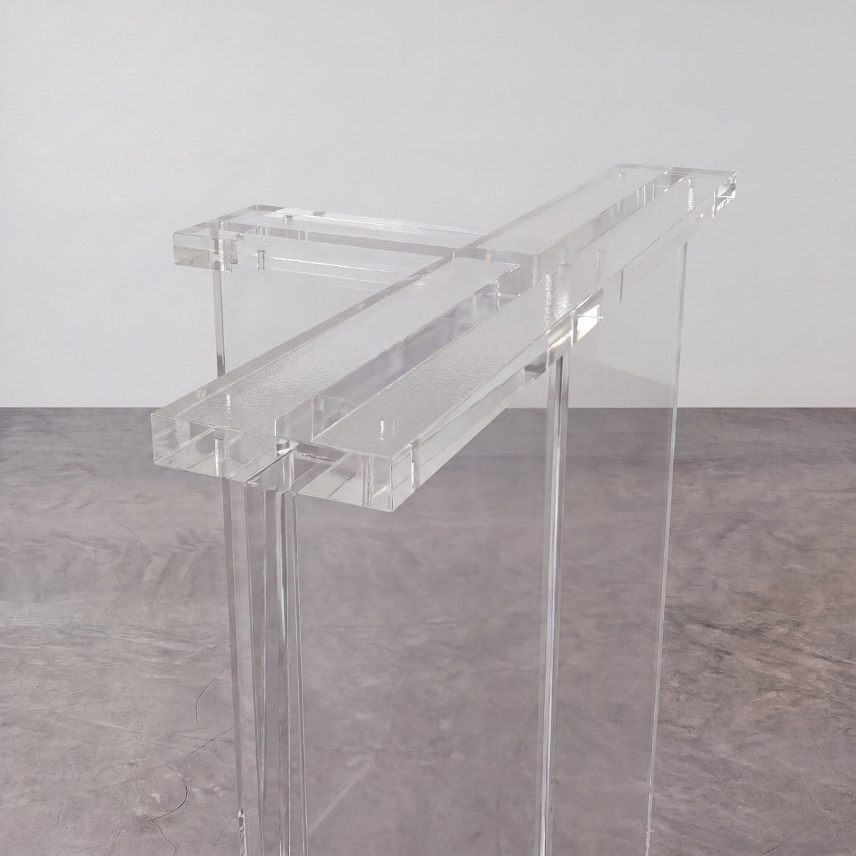 Clear T-Shape Acrylic Table Legs（2pcs/CTN）