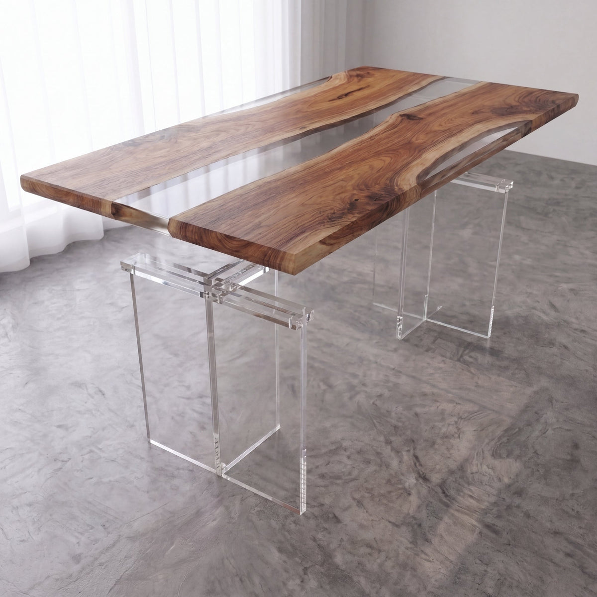 Clear T-Shape Acrylic Table Legs（2pcs/CTN）