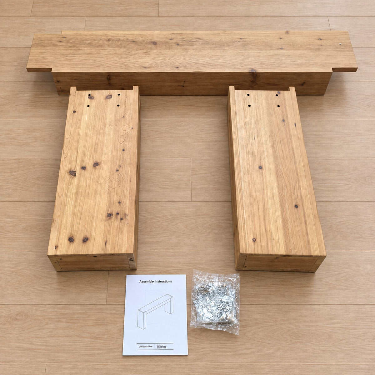 Rustic Accent Console Table for Entryway and Living Spaces
