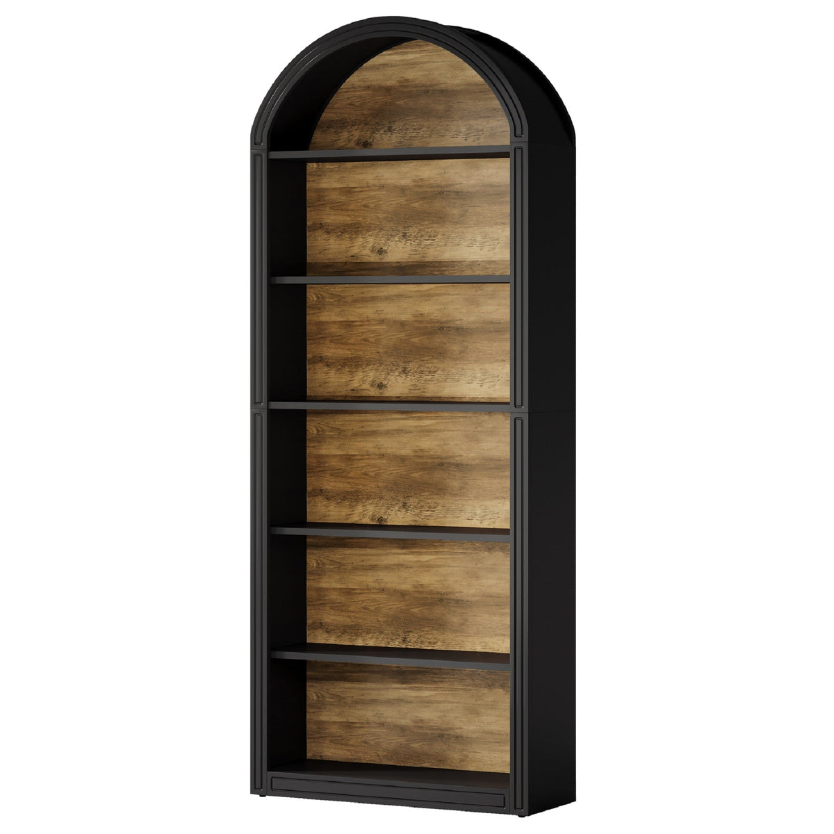 Arched Multi-Tier Display & Storage Bookcase