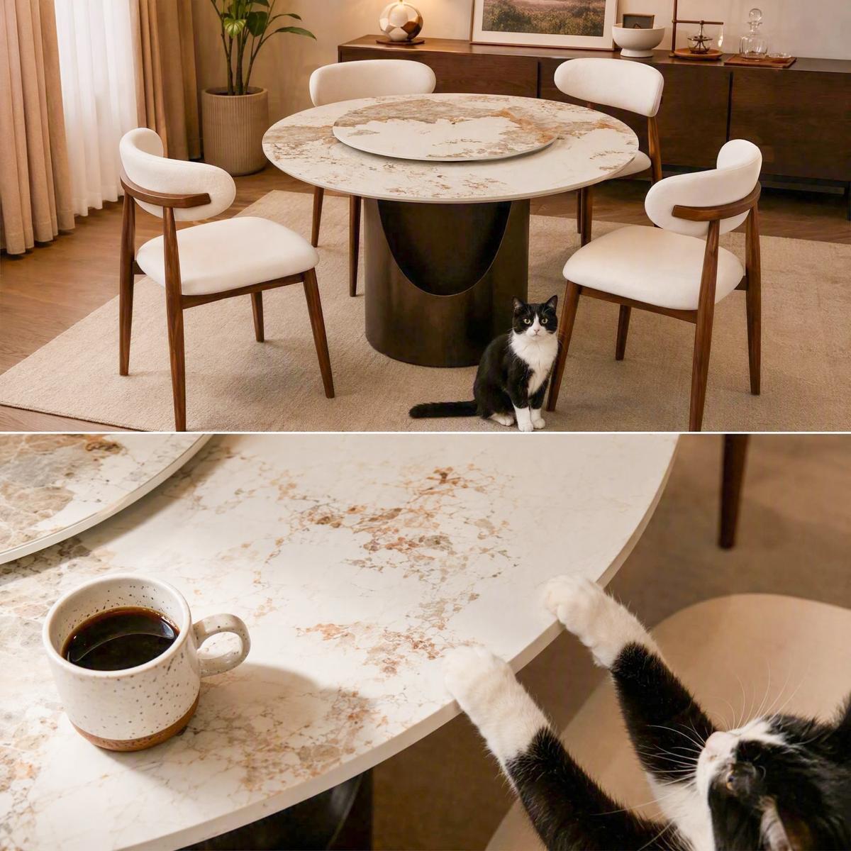 Round Dining table MYCZ001A