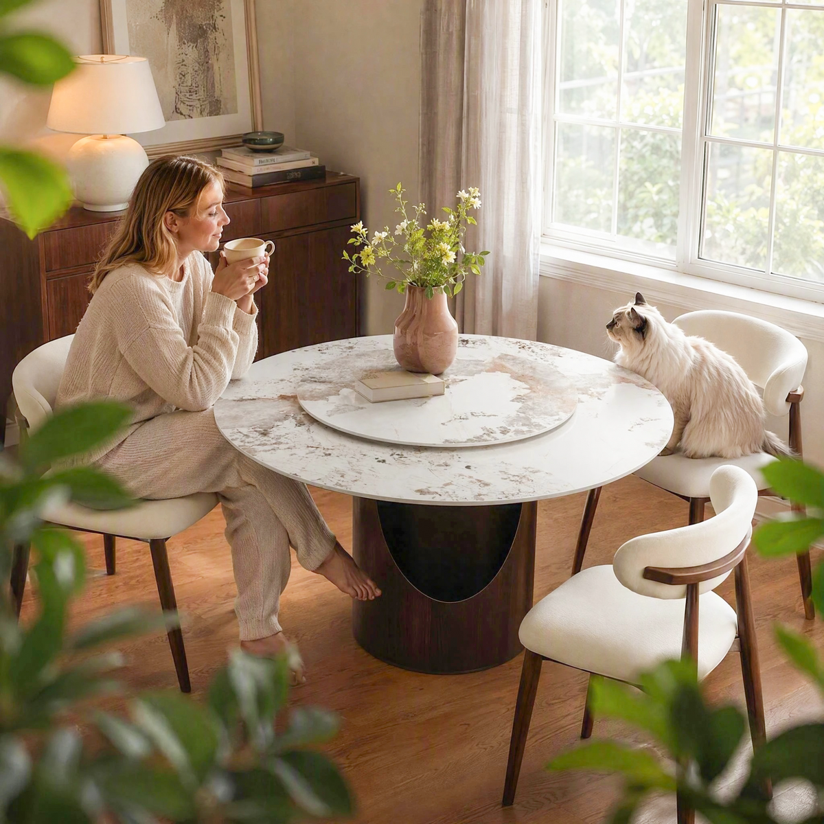 Round Dining table MYCZ001A