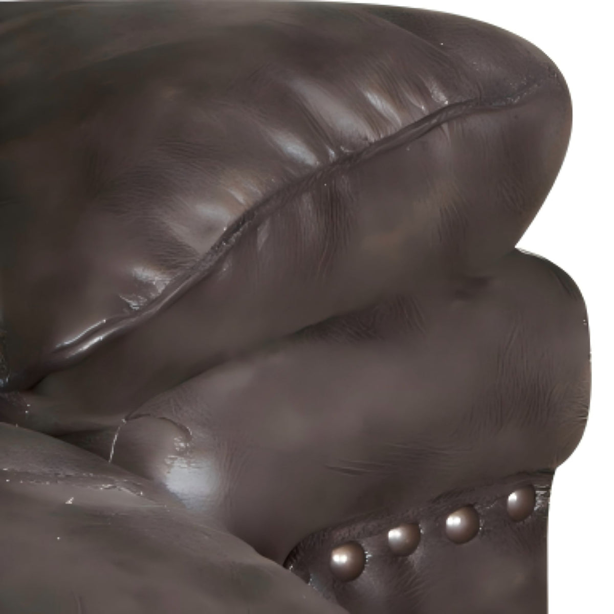 Bison Power Recliner & 2-Seater Sofa with Armrests and Storage, Breathable Leather, Home Theater Seating