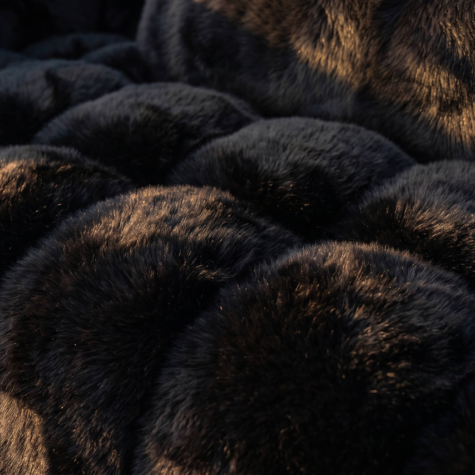 Close-up of the seat cushion of the gorilla sofa
