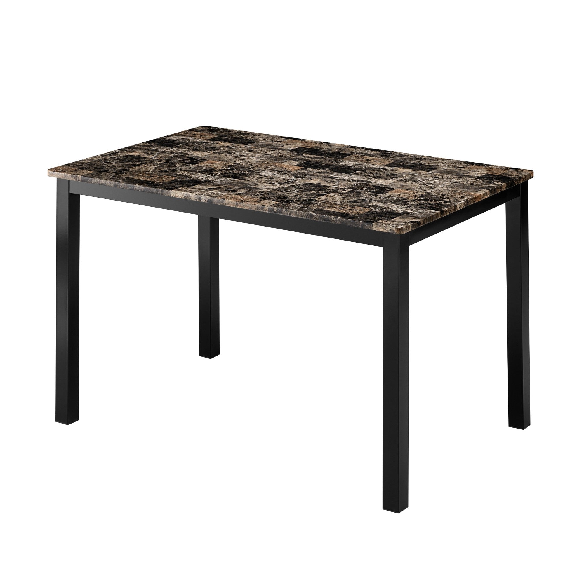 5 pcs dining set-brown
