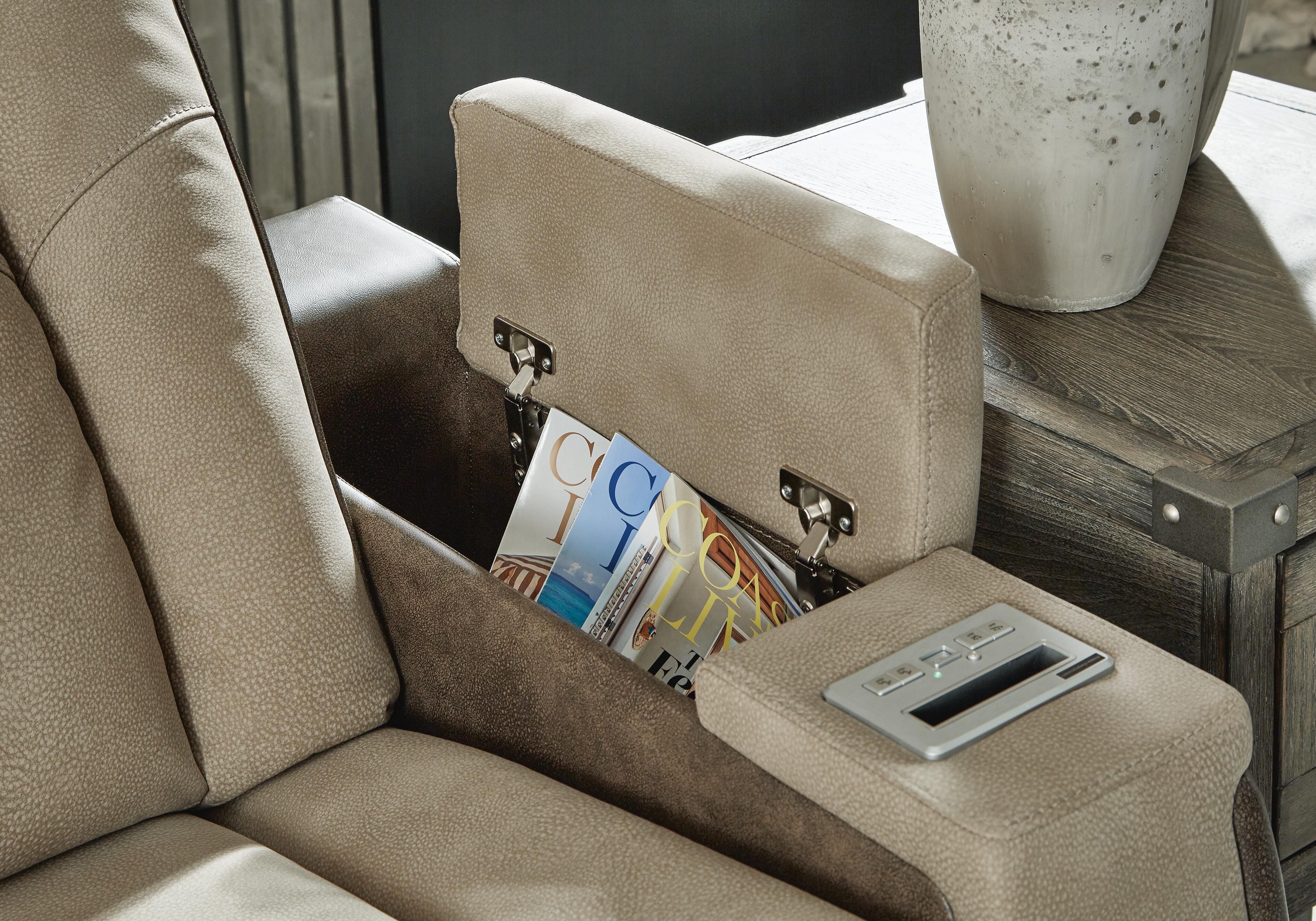 Next-Gen DuraPella Power Reclining Loveseat with Console