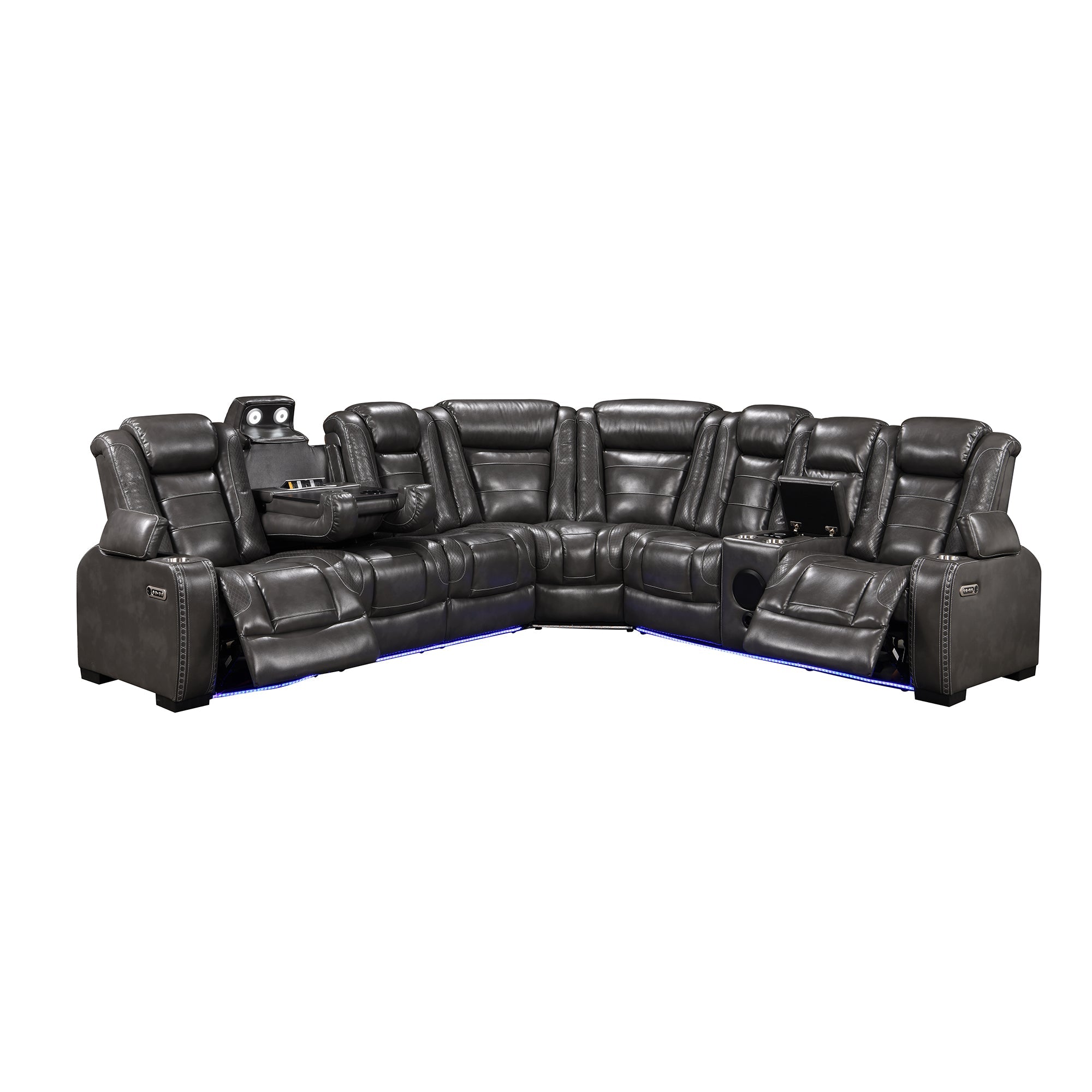 Power Recliner Sectional