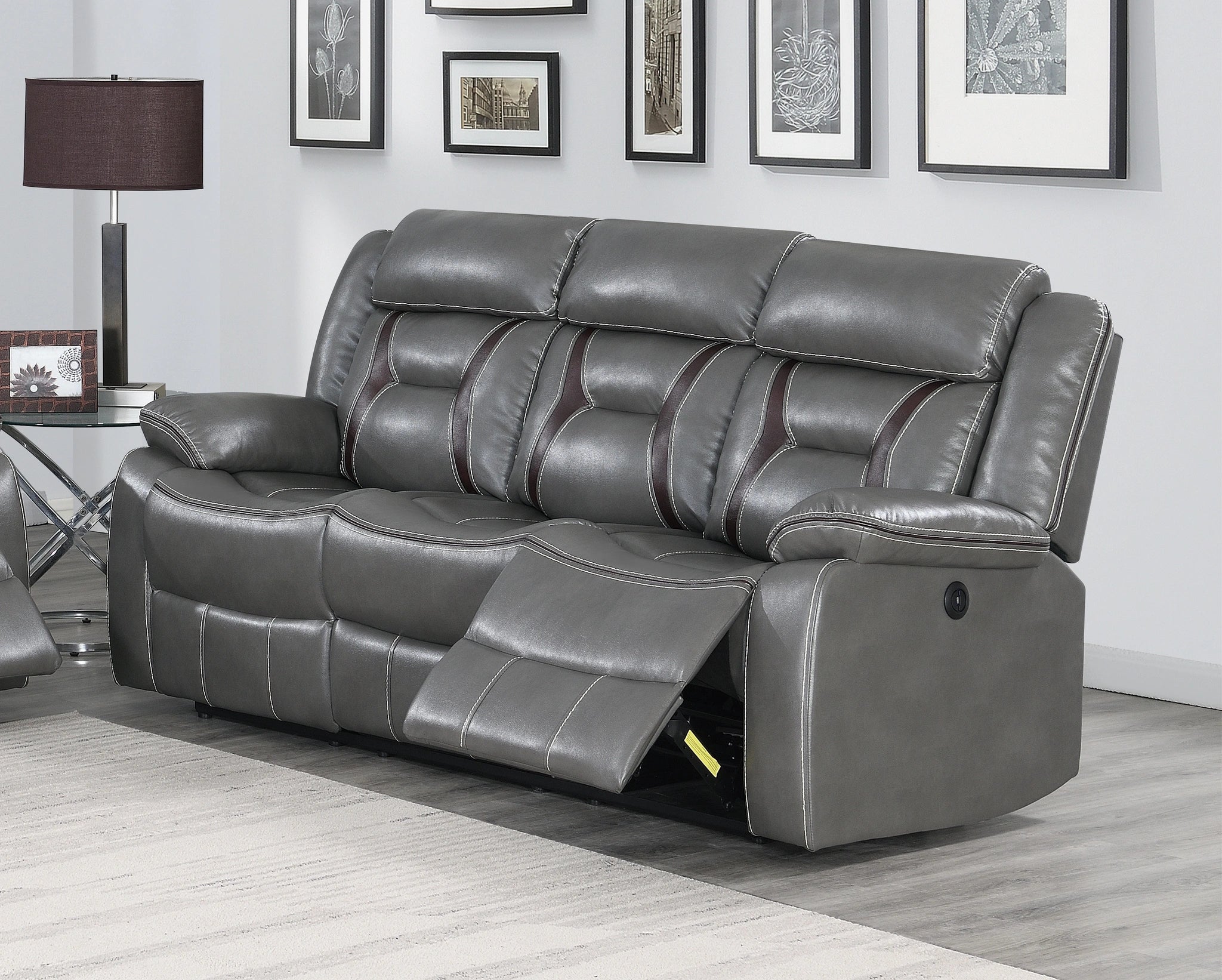 Uefurn Power Sofa in Grey