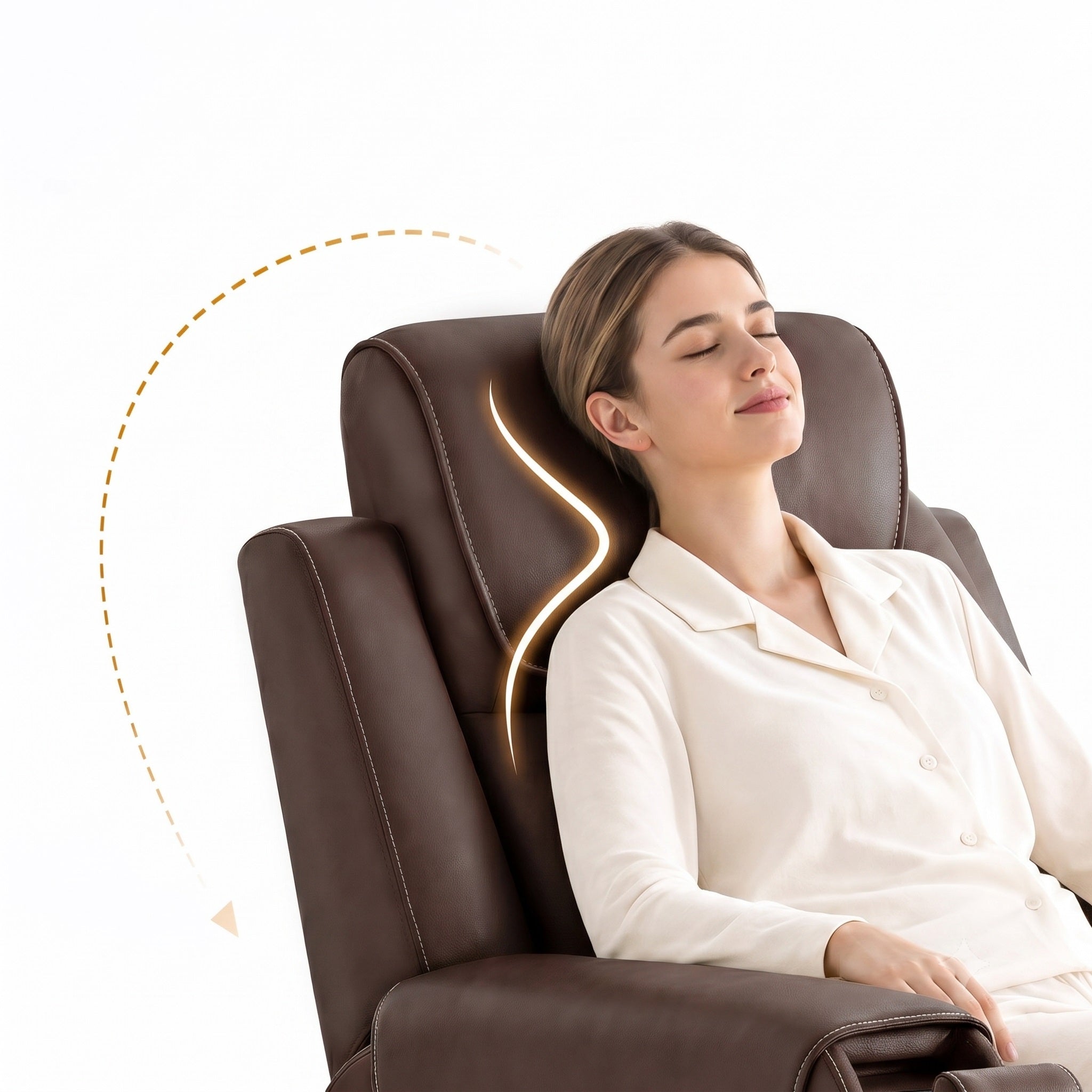 It supports true infinite positioning; this enables the backrest, footrest, and headrest to move independently from one another.