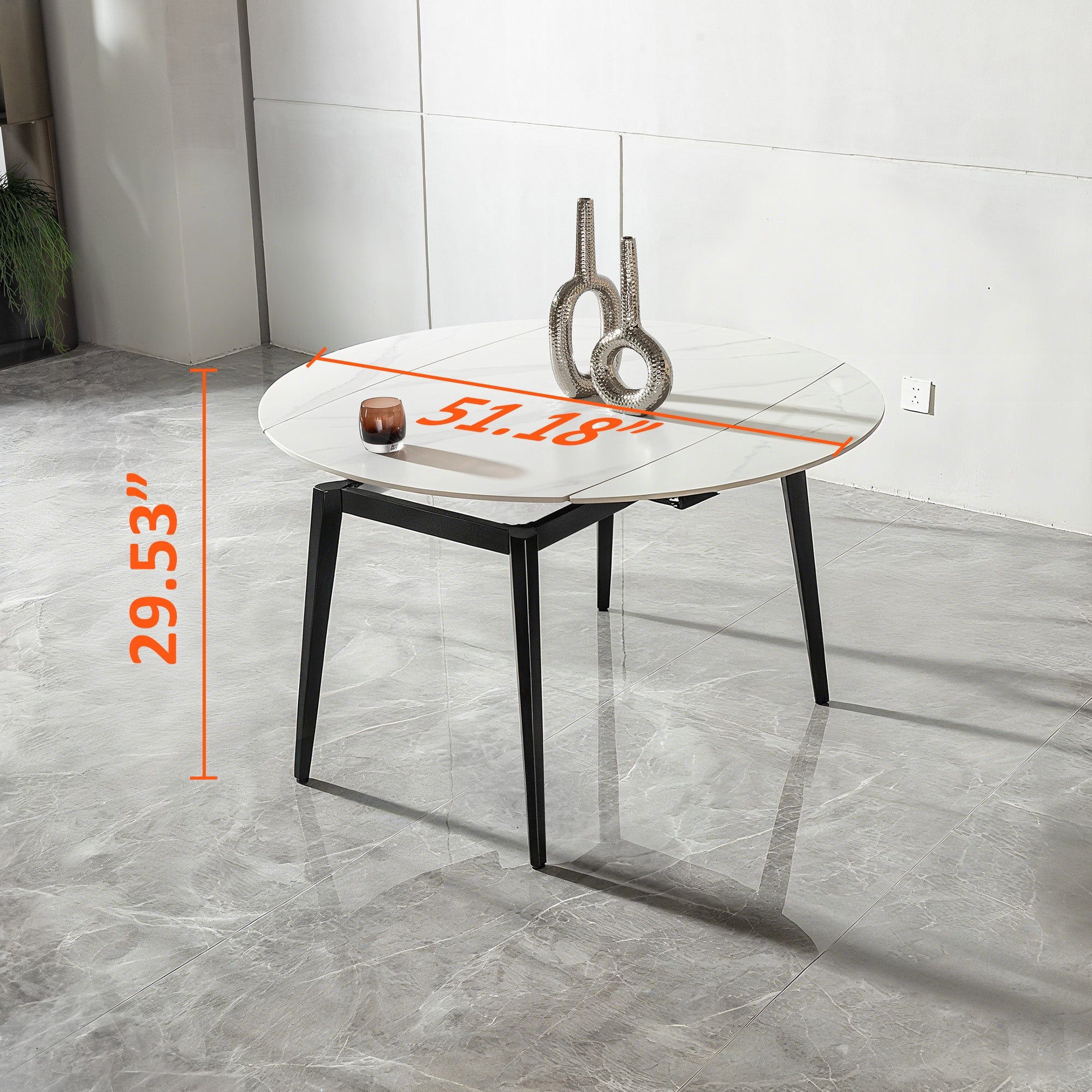 Size of 11mm Sintered Stone Dining Table