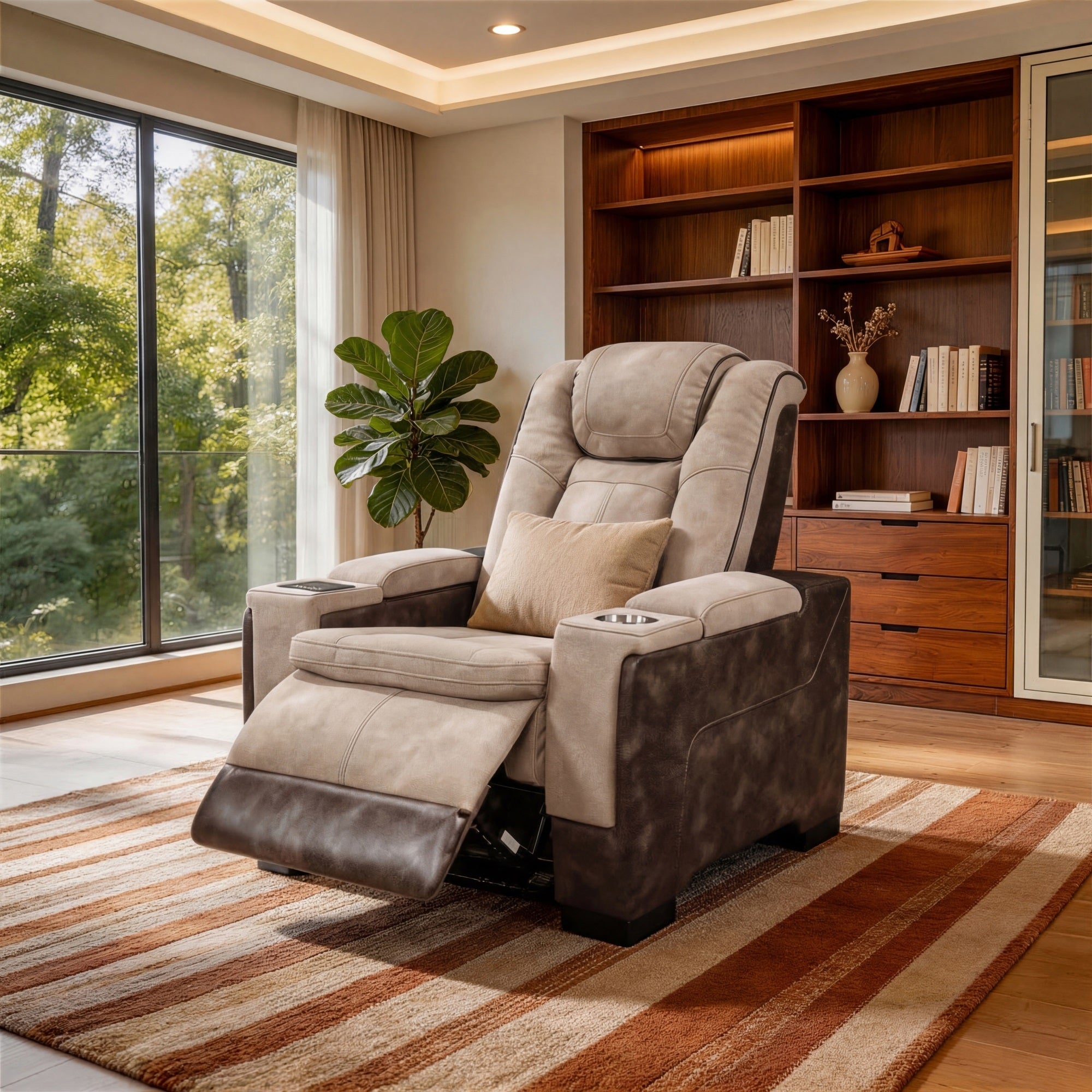 Charlie Brown Power Recliner Chair