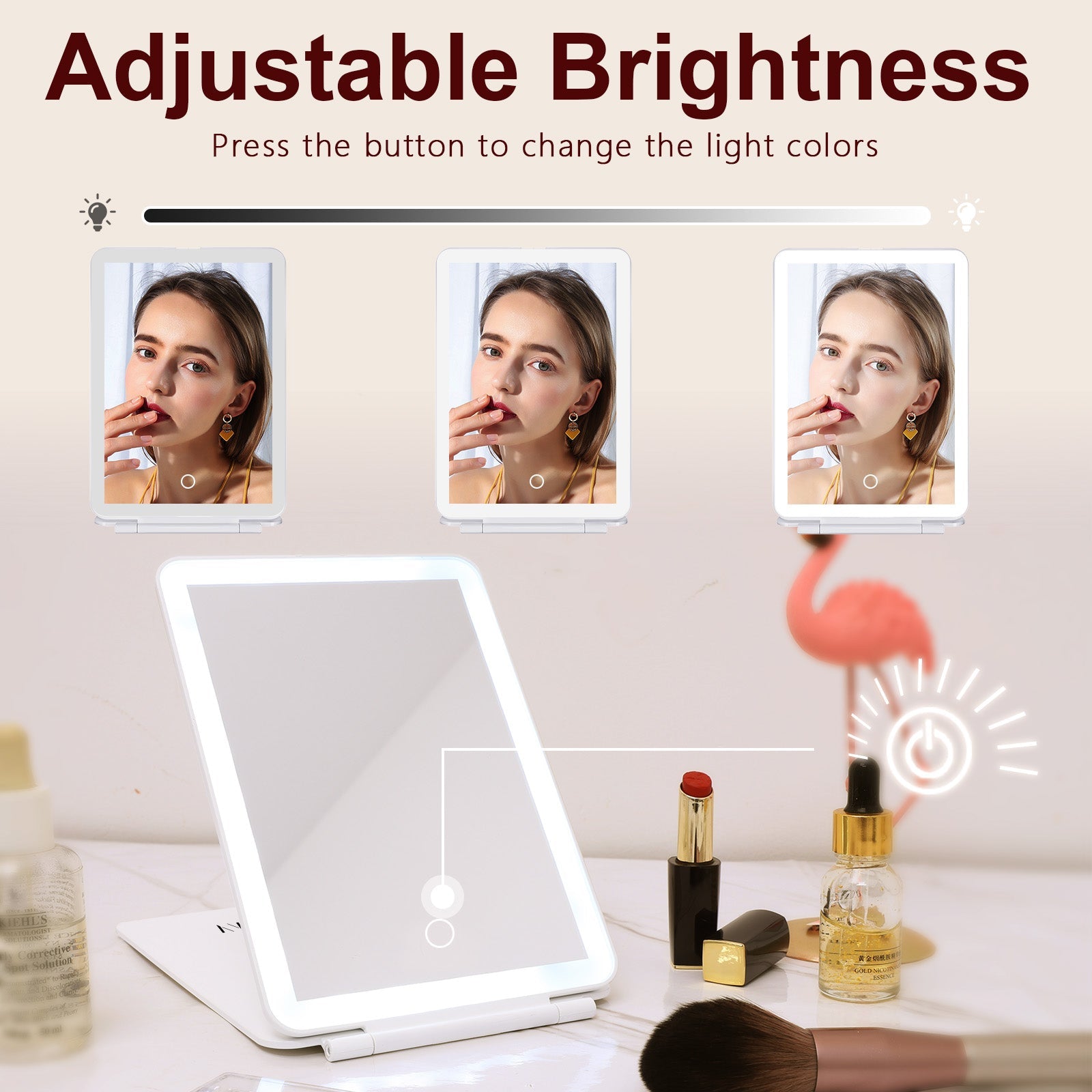 VANITII iPad Mini LED Makeup Mirror