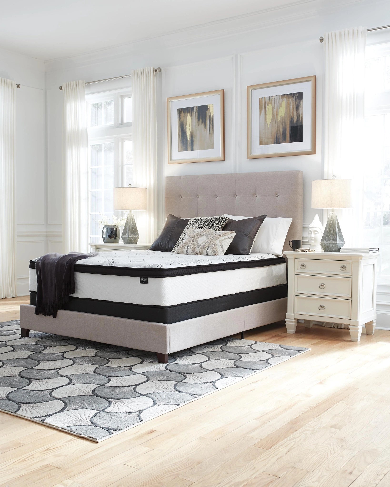 Chime 12 Inch Hybrid Mattress in a Box