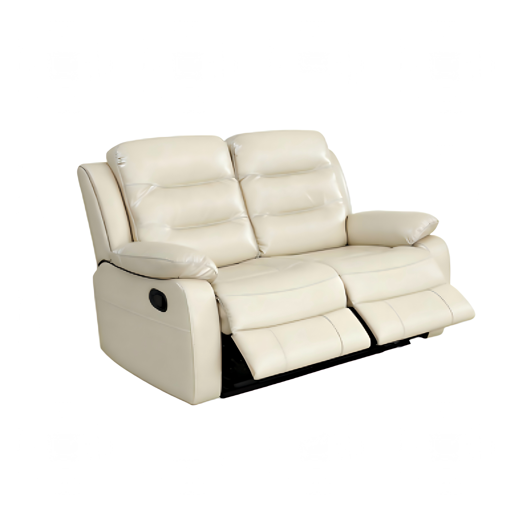 Dawn Cozy Ivory Power Reclining Sofa Set, Electric Recliner & 2-Seater Couch for Living Room