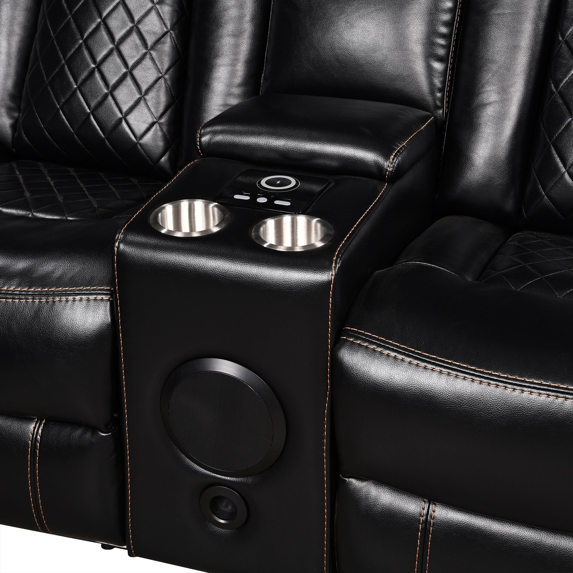 Power Recliner Sectional MC2855B Black
