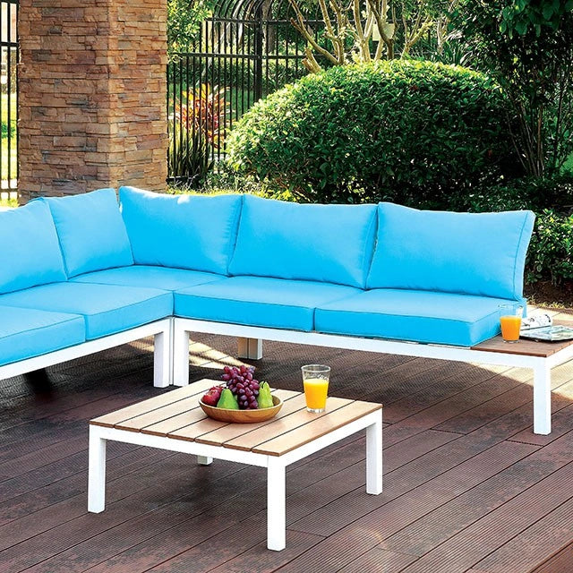 Winona Patio Sectional w/ Ottoman