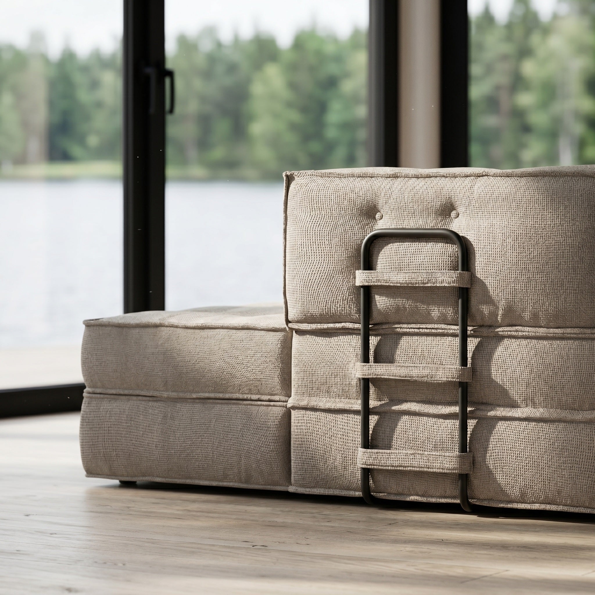 Reinforced side and base frame construction provides rock-solid stability and exceptional weight capacity without any wobbling.