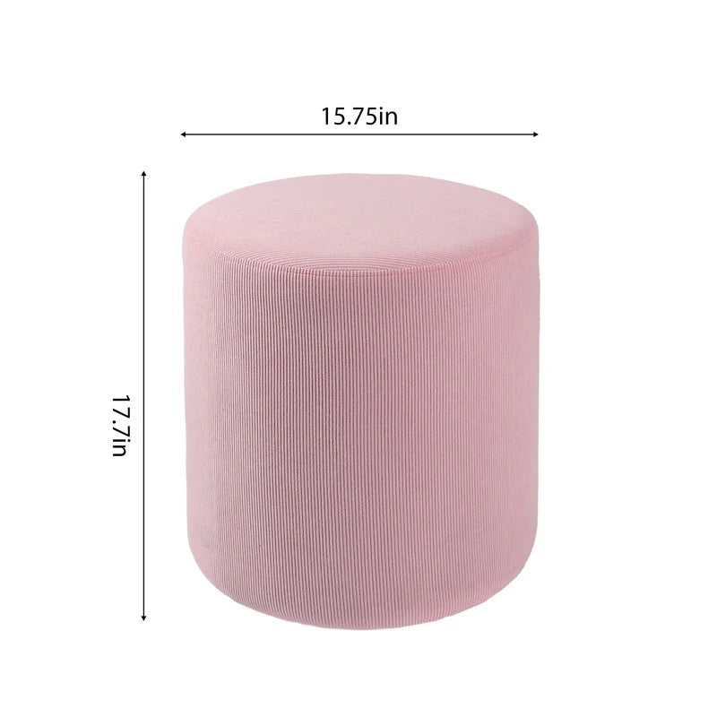 Size of Vanity Chair Corduroy Stool