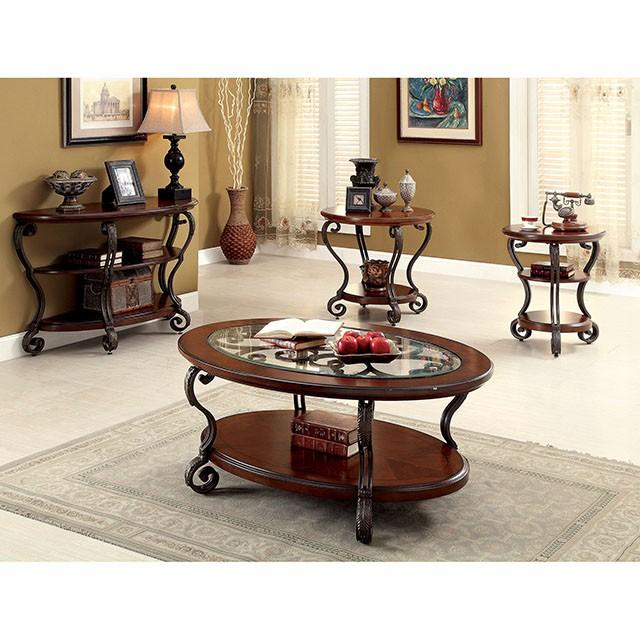 MAY Brown Cherry Sofa Table