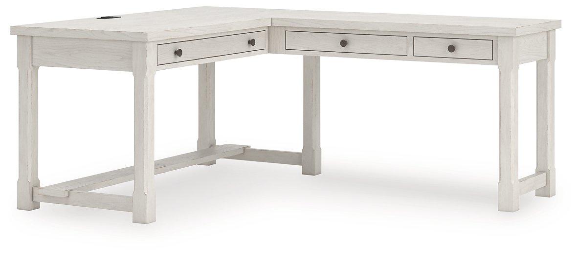 Robbinsdale L-Shaped Home Office Desk
