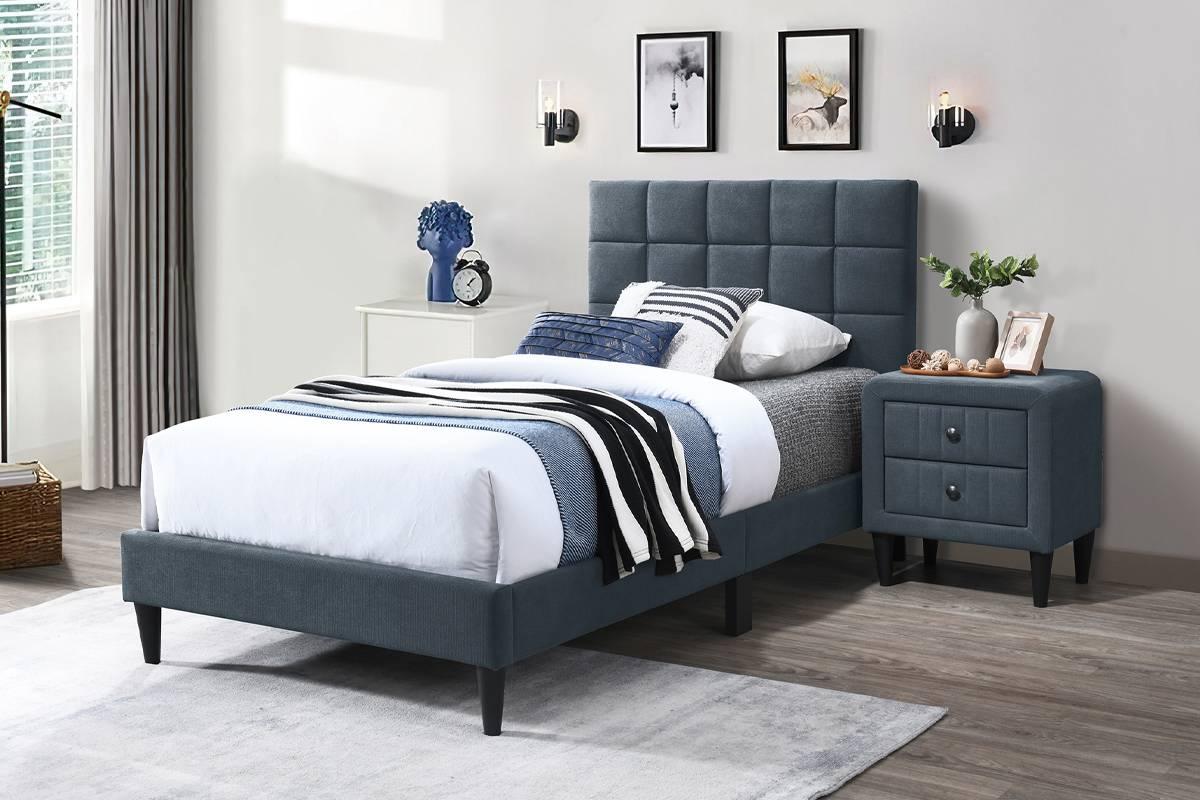 Liihcc Full Bed in Charcoal