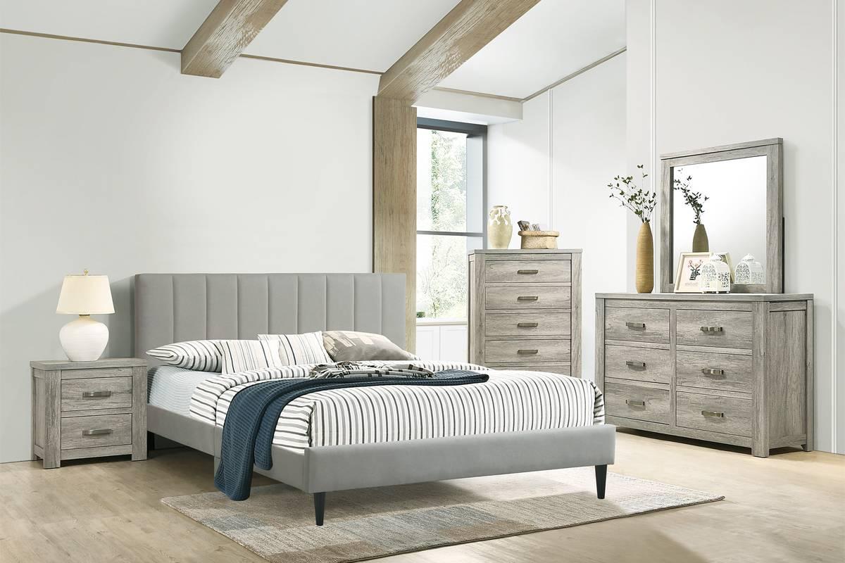 Liihen Mirror in Grey