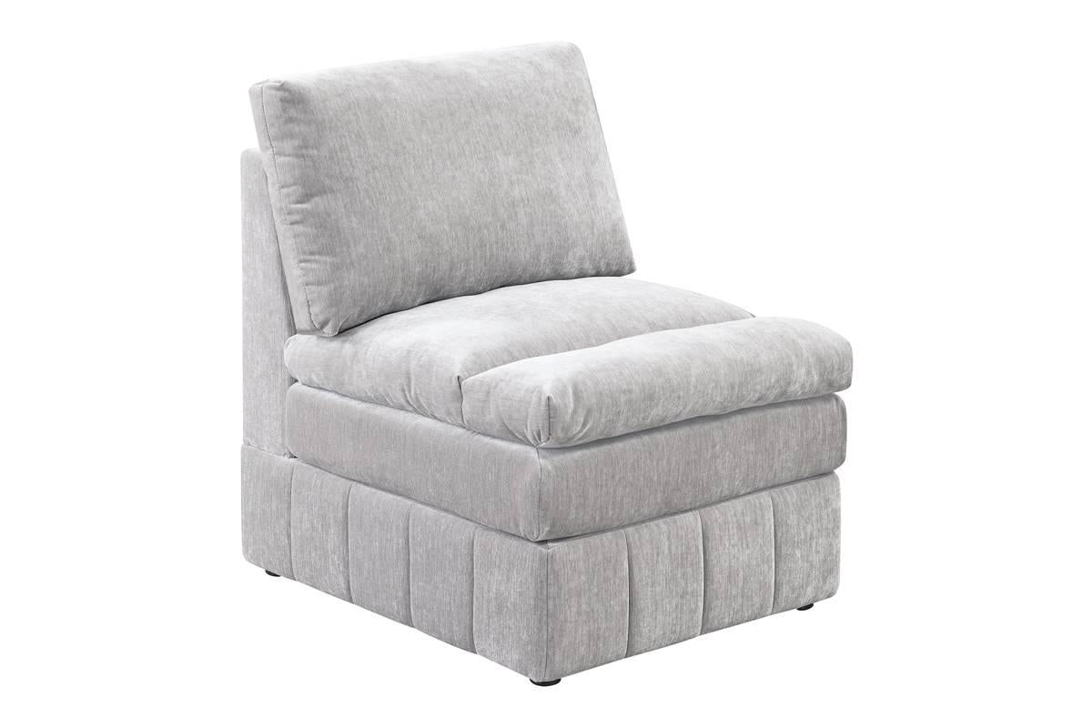 Taiyus Armless Chair in Granite