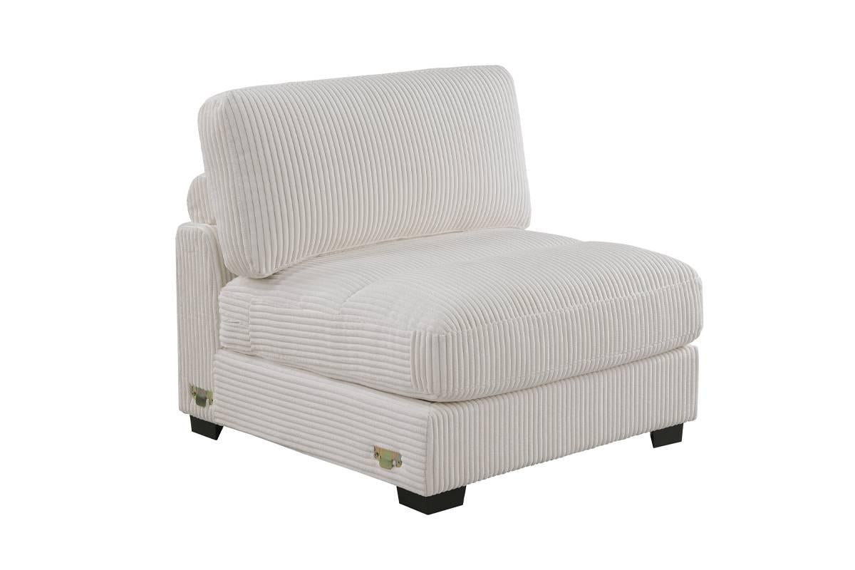 Winwoo Armless Chair in Gray