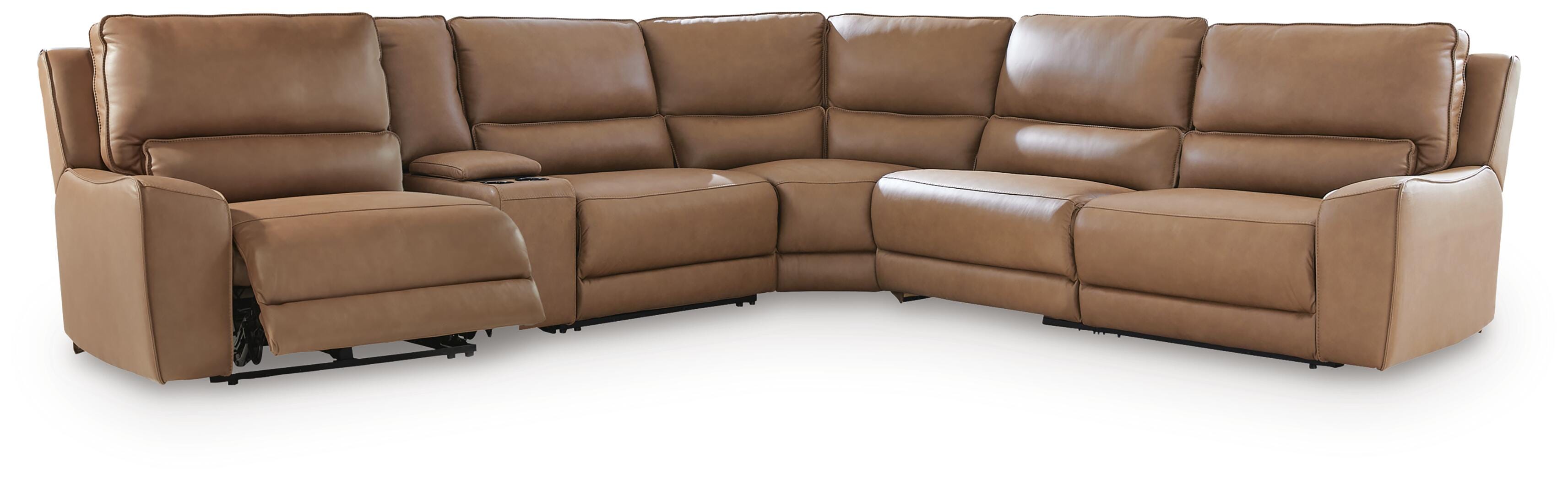 DeepWakes Reclining Sectional with Storage Console