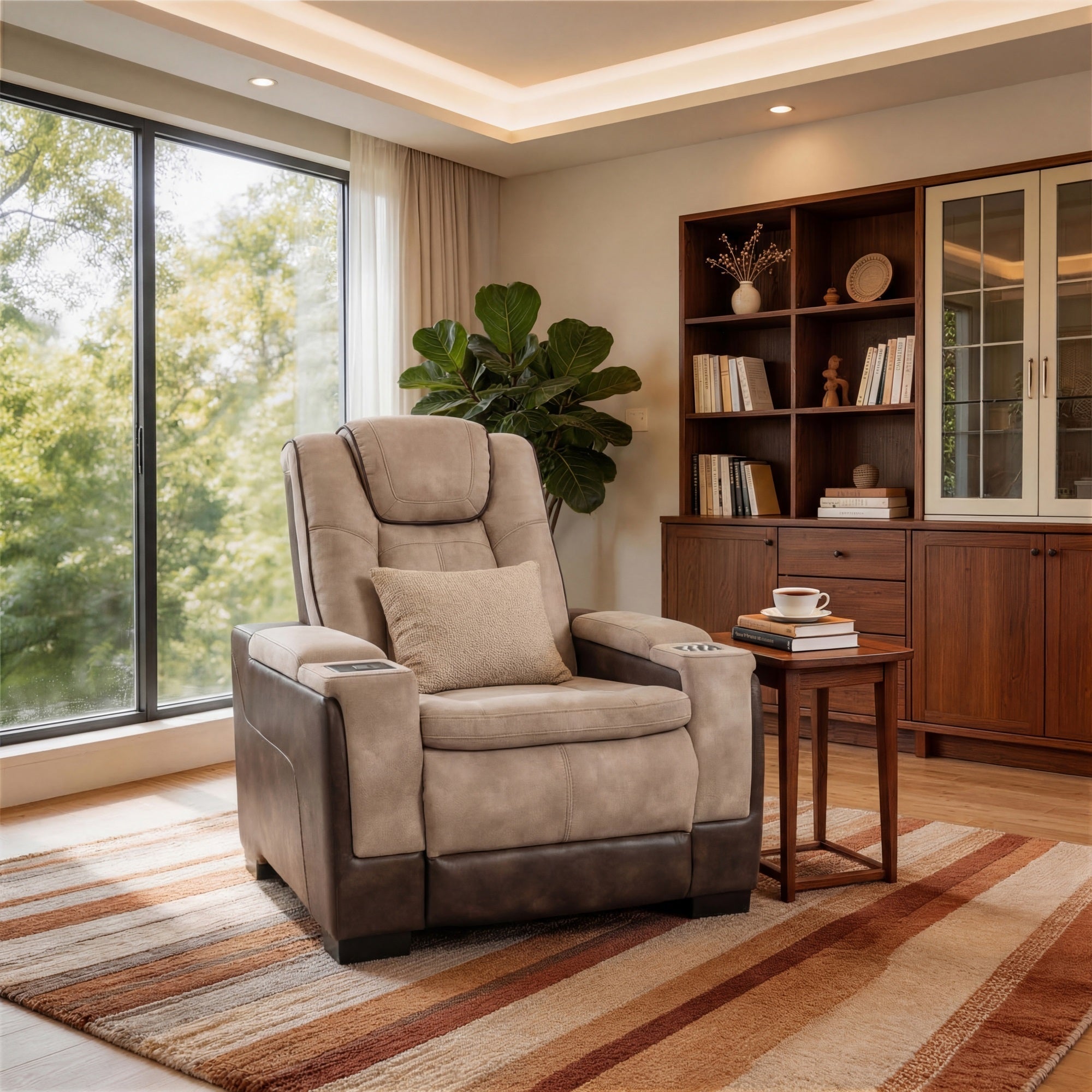 Charlie Brown Power Recliner Chair