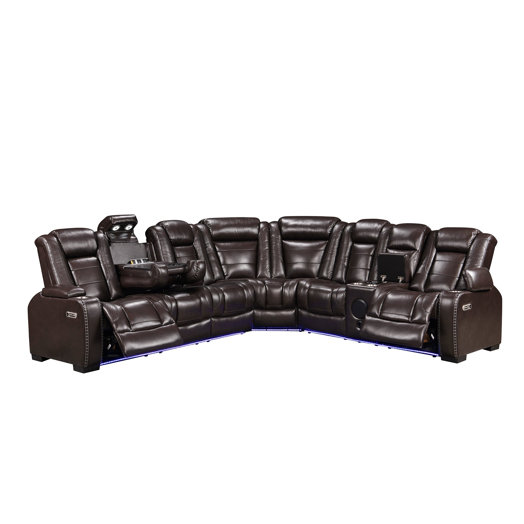 Power Recliner Sectional