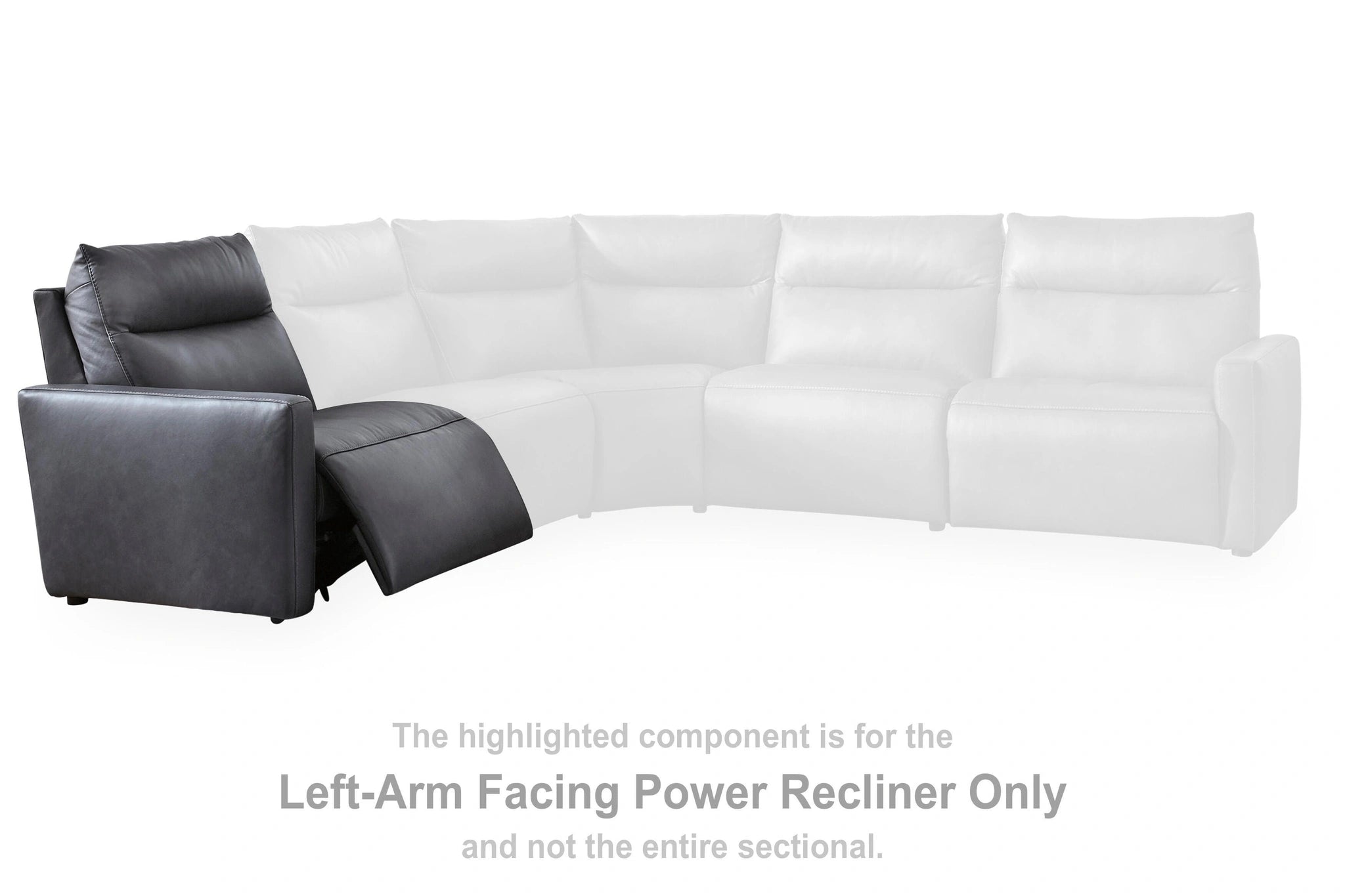 ModZ Power Reclining Sectional with Audio Console