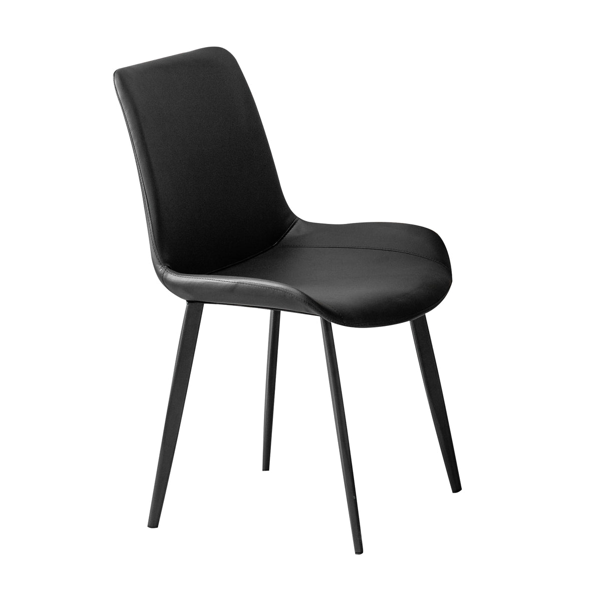 Black PU iron chair 4PCS/CTN