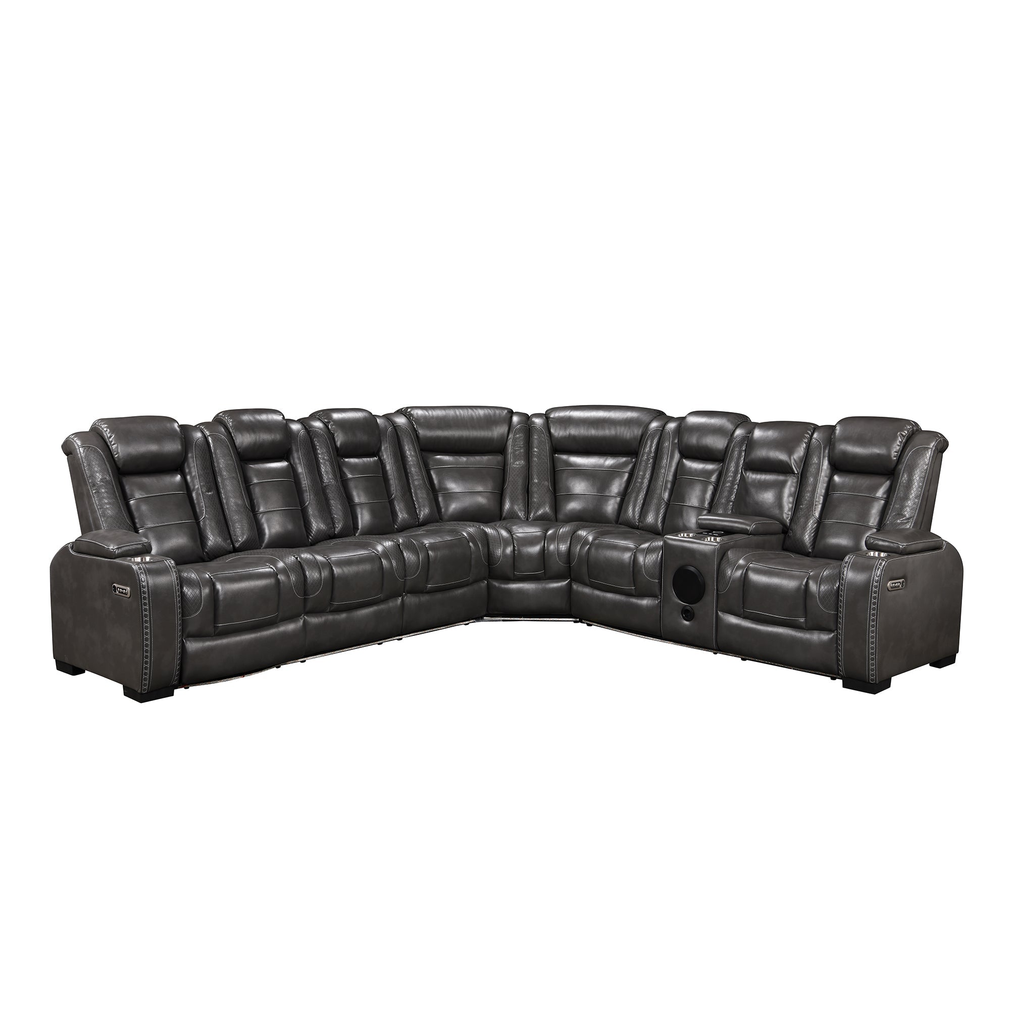 Power Recliner Sectional