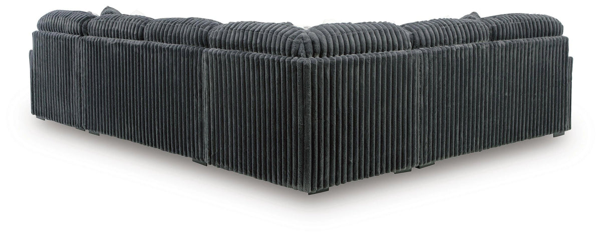 Midnight-Madness Sectional with Chaise