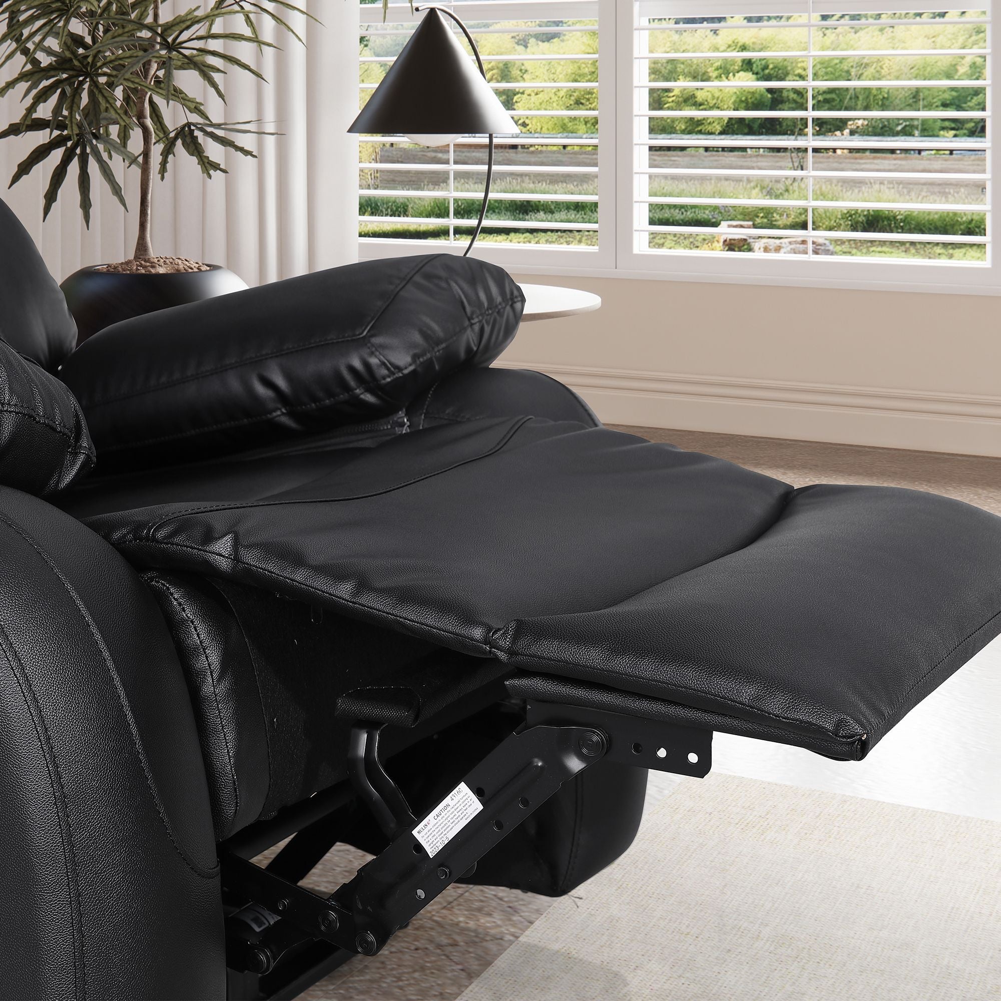Power Recliner Loveseat MR2041W Black