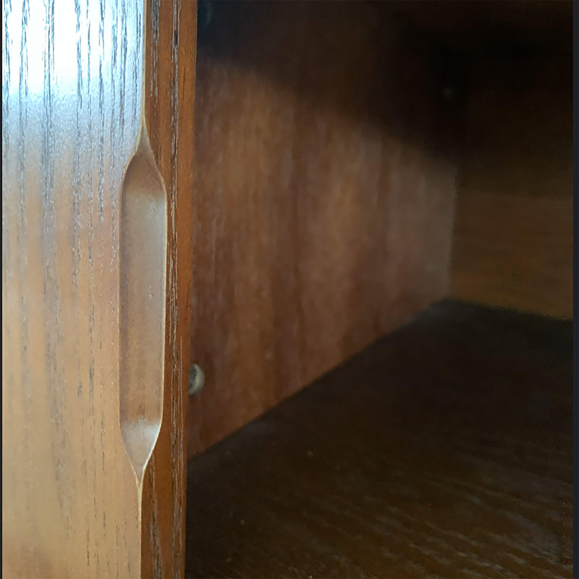 Dark Brown Birch Wood Veneer Fireplace TV Stand