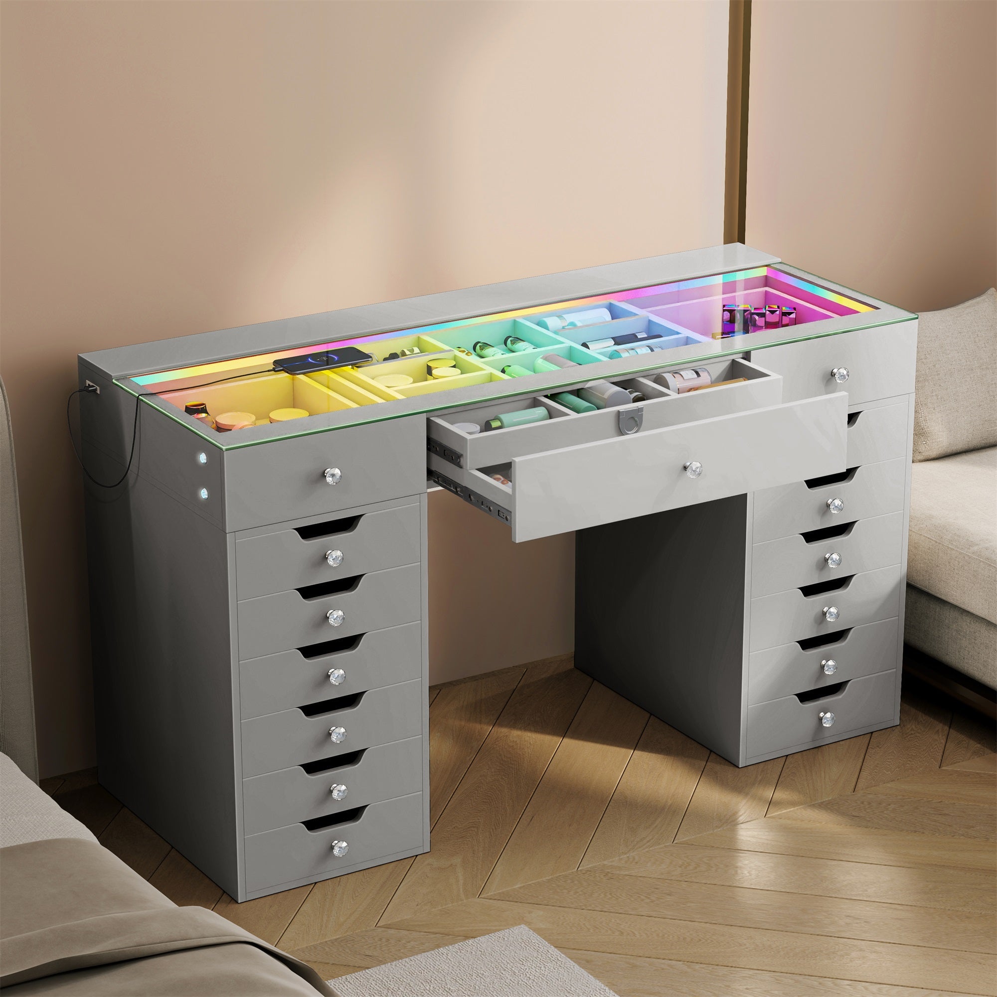 VANITII Lisa Vanity Desk Pro